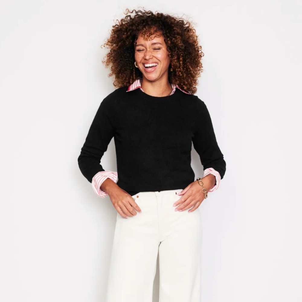 Boden black cashmere sweater in size 34/0/XS